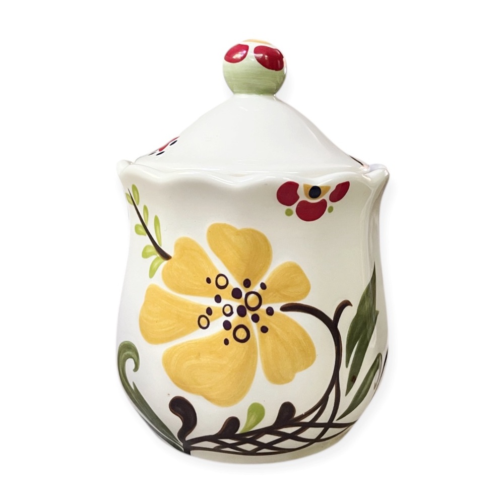 Jardine by VIDA BY EVA MENDES Small Canister w/Lid, Discontinued Piece